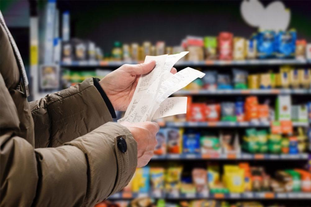 grocery store receipts